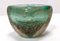 Vintage Green Gold Flecked Sommerso Glass Bowl from Venini, Italy, 1940s 8