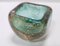 Vintage Green Gold Flecked Sommerso Glass Bowl from Venini, Italy, 1940s 10