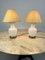 Lampes de Bureau en Verre de Murano et Laiton par F. Fabbian, Italie, 1970s, Set de 2 8
