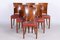 Vintage French Art Deco Chairs in Walnut, 1920s, Set of 6, Image 11