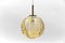 Yellow Murano Glass Ball Pendant Lamp from Doria Leuchten, 1960s 3