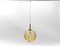 Yellow Murano Glass Ball Pendant Lamp from Doria Leuchten, 1960s, Image 1