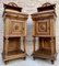 19th Century French Marble Top Bedside Tables, 1890s, Set of 2 4