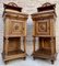 19th Century French Marble Top Bedside Tables, 1890s, Set of 2, Image 4