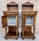 19th Century French Marble Top Bedside Tables, 1890s, Set of 2 16