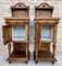 19th Century French Marble Top Bedside Tables, 1890s, Set of 2, Image 16