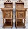 19th Century French Marble Top Bedside Tables, 1890s, Set of 2 1