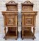 19th Century French Marble Top Bedside Tables, 1890s, Set of 2, Image 1