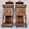 19th Century French Marble Top Bedside Tables, 1890s, Set of 2 10