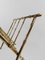 Vintage Gilded Brass & Faux Bamboo Magazine Rack from Maison Baguès, Italy, 1960s 15