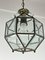 Murano Glass Lantern Chandelier in Brass, Italy, 1950s 1