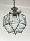 Murano Glass Lantern Chandelier in Brass, Italy, 1950s 6