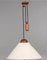 Danish height-Adjustable Teak Ceiling Lamp with Cable Train 1