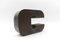 Mid-Century Modern German Patinated Copper Letter C, 1960s 5