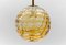 Yellow Murano Glass Ball Pendant Lamp from Doria Leuchten, 1960s 7