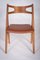 Sawbuck Dining Chair in Teak by Hans J. Wegner, Image 3