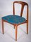 Chaises Juliane par Johannes Andersenf ou Uldum Furniture, Danemark, 1960s, Set de 6 4