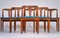 Juliane Chairs by Johannes Andersenf or Uldum Furniture, Denmark, 1960s, Set of 6 2
