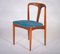 Juliane Chairs by Johannes Andersenf or Uldum Furniture, Denmark, 1960s, Set of 6 5