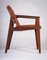 Armchairs in Teak and Leather by Arne Vodder for Vamo, Denmark, 1960s, Set of 2 8