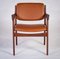 Armchairs in Teak and Leather by Arne Vodder for Vamo, Denmark, 1960s, Set of 2 5