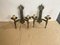 Vintage French Wrought Iron Castle Sconces, 20th Century, Set of 2, Image 10