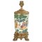 Lámpara de mesa china del siglo XIX con soporte de latón, Imagen 1