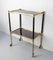 French Wood & Brass Trolley, 1960s 6