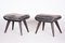 Art Deco Beech Stools, 1920s, Set of 2, Image 4