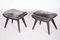 Art Deco Beech Stools, 1920s, Set of 2 5