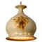 Round Brown Terra Ceramic Pendant Light, Denmark, 1970s, Image 4