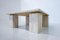 Mid-Century Italian Modern Travertine Coffee Table, 1970s, Image 4