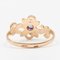 Vintage 14k Yellow Gold Ring with Synthetic Pink Sapphire, 1970s, Image 6