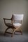 Model Kurul Armchair in Oak & Lambswool attributed to Henning Kjærnulf, 1960s 3