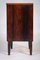 Danish Rosewood 3 Drawer Chest with Cup Handles & Tapering Round Leg, 1960s 4
