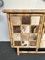 Italian Bamboo Wood and Cow Leather Buffet Dry Bar, 1970s 7