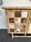 Italian Bamboo Wood and Cow Leather Buffet Dry Bar, 1970s, Image 7