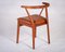 Mid-Century Modern Model 255 Teak and Leather Dining Chair by Henning Kjærnulf for Bruno Hansen, Denmark, 1960s 7