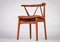 Moderner Mid-Century Modell 255 Teak & Leder Esszimmerstuhl von Henning Kjærnulf für Bruno Hansen, Dänemark, 1960er 5