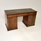 Leather Top Pedestal Desk, 1950s, Image 5