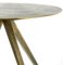 Antique Brass Plated Circle Table from Pols Potten Studio 2