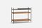 Low Walnut and Black Tray Shelf I by Hanne Willmann 2