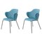 Blue Remix Lassen Chairs by Lassen, Set of 2 1