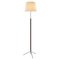 Natural and Chrome Label G3 Floor Lamp by Jaume Sans, Image 1