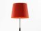 Lámpara de pie Room G3 en rojo y cromo de Jume Sans, Imagen 3
