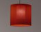 Rote Moaré M Pandant Lampe von Antoni Arola 3