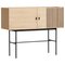 Weißes Array Sideboard 120 aus Eiche von Says Who 1