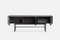 Black Oak Array Low Sideboard 150 Leg Frame by Says Who 4