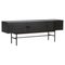 Credenza bassa con struttura a 150 gambe in quercia nera di Says Who, Immagine 1