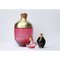 Modellierte Vase aus mundgeblasenem Glas & Messing von Pia Wüstenberg 3